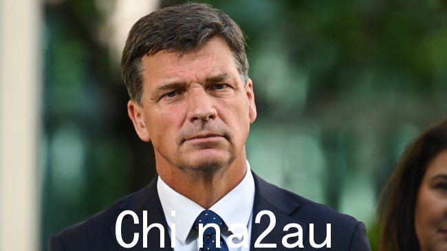 Angus Taylor 说澳大利亚的通货膨胀率是“本土的”,不受外在因素。图片:Getty