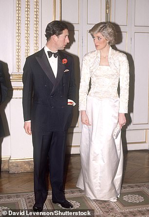 戴安娜王妃和查尔斯王子在 1988 年访问法国期间