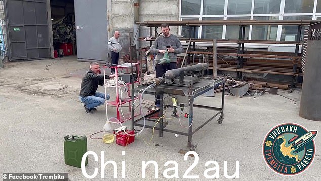 DIY 导弹可以用简单的材料在乌克兰后院建造