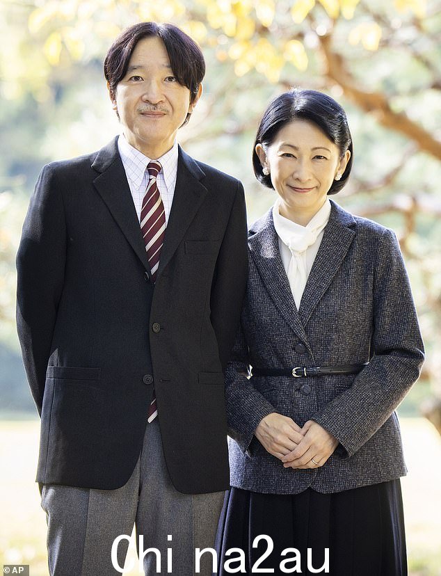 日本皇太子文仁和皇太子妃纪子已确认他们将代表德仁天皇参加查尔斯国王的加冕典礼