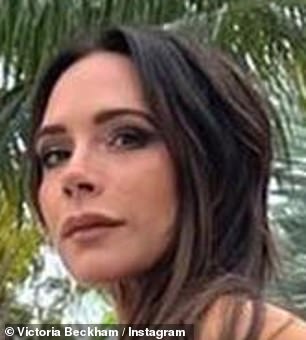 New look: Victoria now ssing a thicker brow