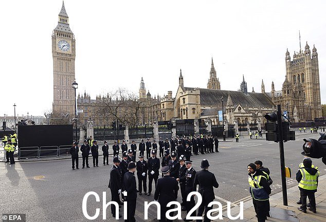 今天守卫议会的警察