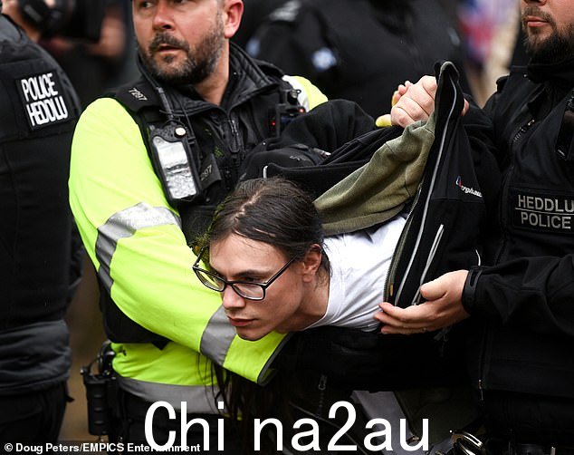 A Just Stop Oil 抗议者在购物中心被捕
