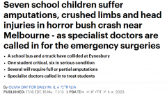 大爆发！澳洲21名儿童被紧急送往医院，一名学生完全截肢，一名学生在ICU...（图）