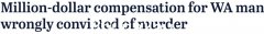 近13年冤狱，澳洲男子上诉成功，获155万元赔偿！误杀“秘密情人”（图）