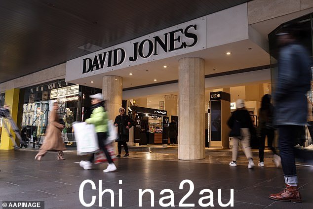墨尔本中央商务区 Bourke St Mall's David Jones 的 Saint Laurent 店内一名售货员在试图阻止商店抢劫时被刺伤(如图)