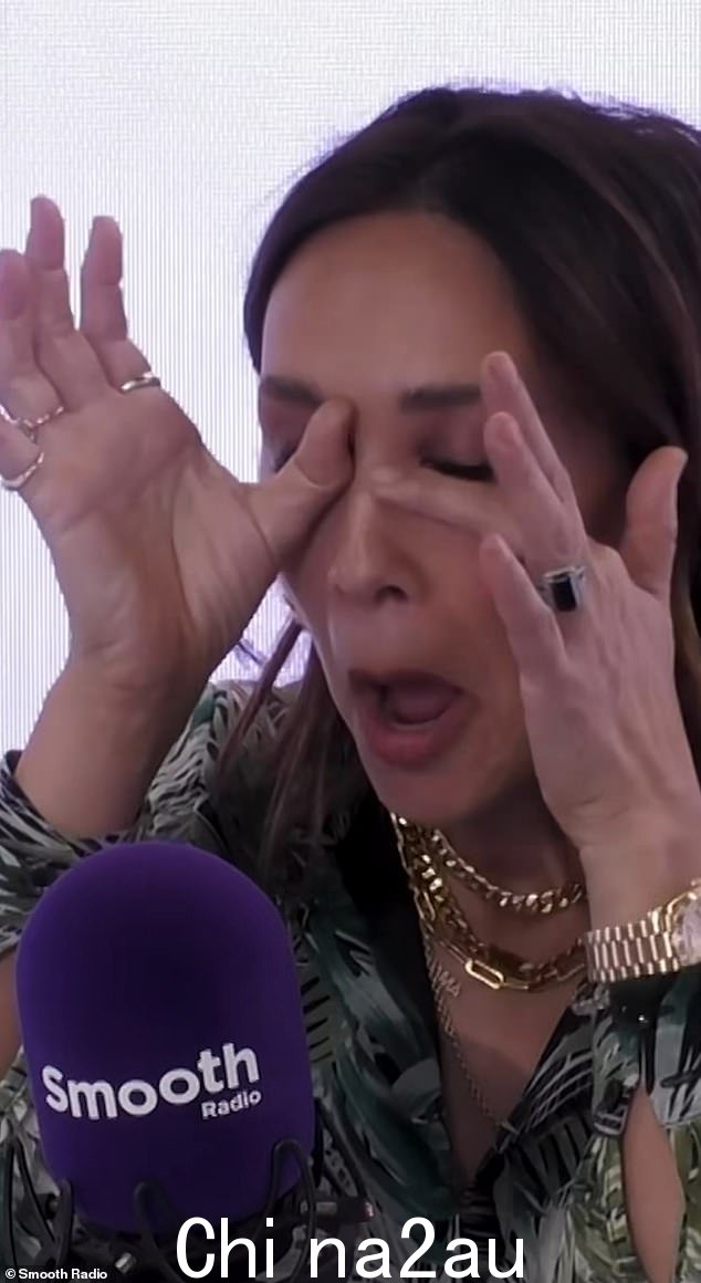 情感:Myleene Klass,45 岁,在直播中强忍泪水,因为她在周二的 Smooth Radio 节目中讨论了她在南非的时间我是名人