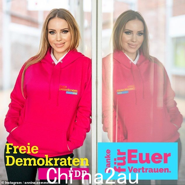 Annina Ucatis-Semmelhaack 当选为德国地方议会成员......在她被揭露与三个孩子的父亲有染之后几个月