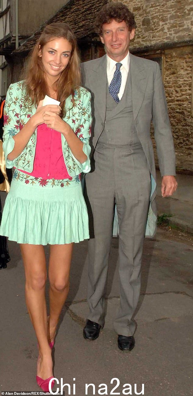 Tim Hanbury 和他的女儿 Rose Hanbury,Cholmondeley 侯爵夫人,2006 年