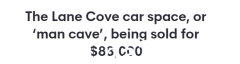 悉尼车库挂牌价 88,000 美元！中介：快点，太便宜了（合影）