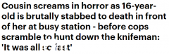 墨尔本巴士站刺伤案！家属亲眼目睹16岁表弟被刺身亡 警方展开调查（图）