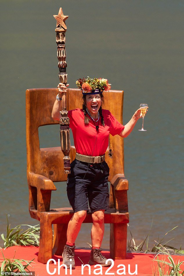 获胜者:在 Myleene 宣布她将她的 I'm A Celeb South Africa 奖金捐赠给慈善机构拯救儿童之后,因为她被加冕为该节目的第一个“传奇”