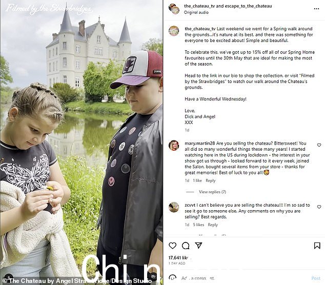 什么丑闻?这对夫妇在他们的 Chateau Instagram 帐户上向他们的商店发布了促销代码