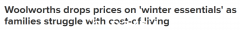好消息！ Woolies宣布开启冬季大促，450余款产品连续3个月降价，本周三正式开启（图）