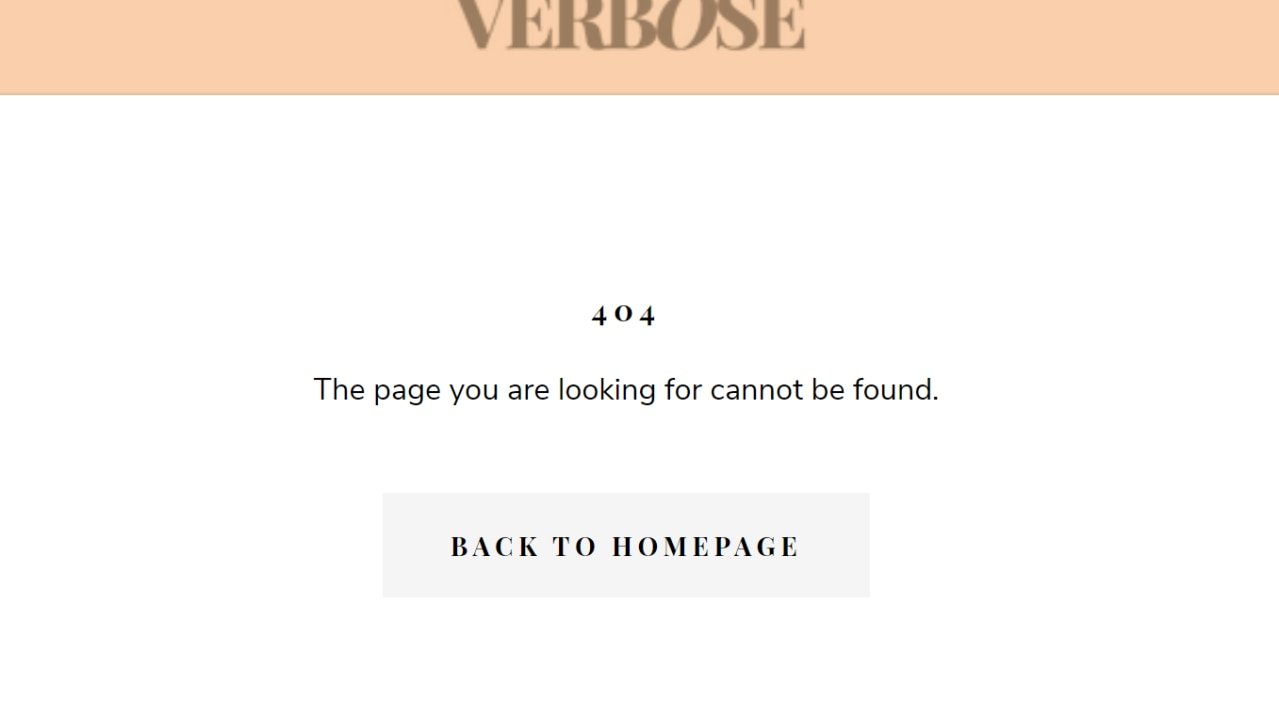 截至周一，Verbose 没有可供购买的库存。图片：详细。