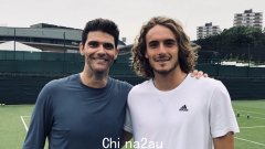 Philippe Siss 和 Tsitsipas 分道扬镳