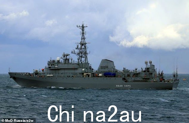 Ivan Khurs 侦察船在黑海国际水域
