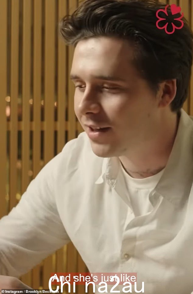 野蛮! Nepo baby Brooklyn Beckham 证明了尽管他有基本的烹饪技巧,但他仍然认为自己是美食鉴赏家,因为他出现在宣传米其林应用程序的视频中