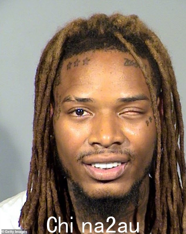 Fetty Wap警察预订他于 2019 年 9 月 1 日在内华达州拉斯维加斯因三项电池罪被捕后的照片