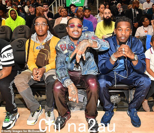 Trio: Offset 作为说唱三重奏 Migos 与 Quavo 和 Takeoff 的一部分一举成名