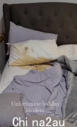 太可怕了！澳洲女子度假住Airbnb，醒来却发现自己睡在粪便里！调好监控后，看到了……（合影）
