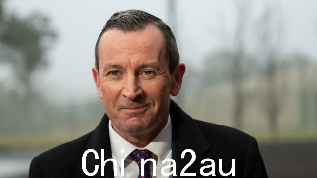 西澳州长在情绪激动的新闻发布会上宣布辞职周一在珀斯举行的会议。图片:NCA NewsWire / Martin Ollman