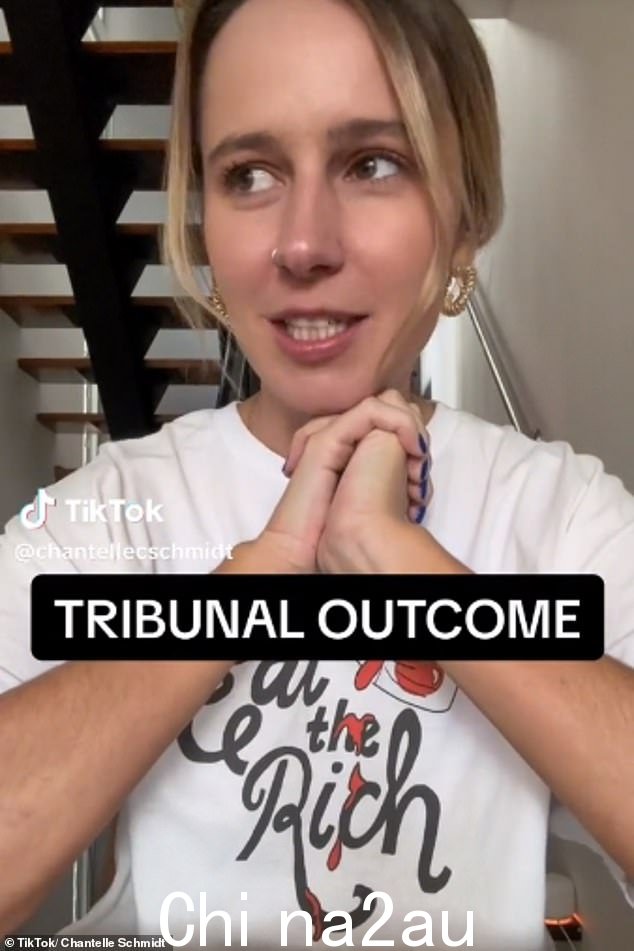 Chantelle Schmidt 是一名作家和播客,她今年早些时候在 TikTok 上发布了她的遭遇后,迅速成为悉尼租房危机的代言人