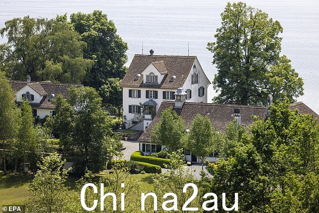 Incredible: Stäfa 的庞大财产距离她与丈夫 Erwin Bach 居住的豪宅仅 30 分钟路程,位于苏黎世湖畔