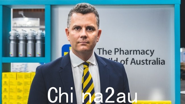 澳大利亚药房协会全国主席 Trent Twomey 表示,工党未能就其政策咨询一线卫生工作者60 天处方计划。图片:Allen Mechen
