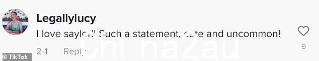 该视频获得了超过 144,000 个赞,用户在评论中分享了他们对婴儿名单的看法
