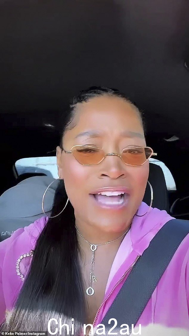 所有的爱:女演员 Keke Palmer 周三在她的 Instagram 上表达了她对泰勒的新 Karma 混音的喜爱,其中包括说唱歌手 Ice Spice