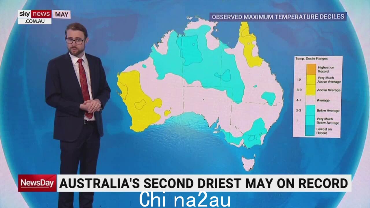有记录以来第二个最干燥的五月在澳大利亚