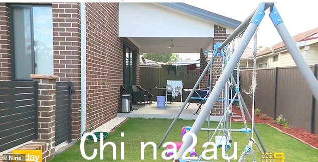 DNA 结果证实了 4 月份将新生儿留在 Blacktown 住宅后院(如图)的一名妇女的身份