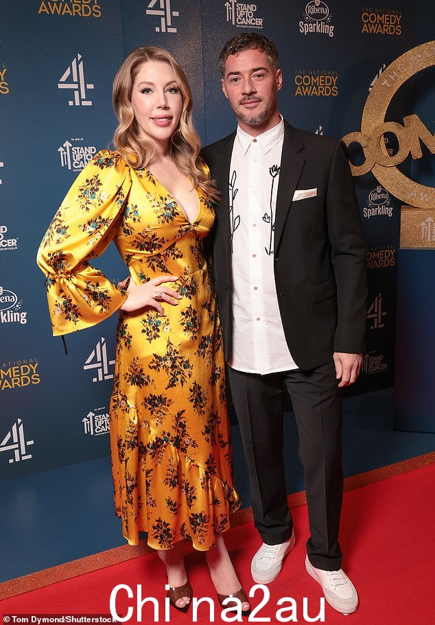 '我们很高兴能参与其中':Katherine Ryan 和她的丈夫 Bobby Kootstra 将首次参观他们在伦敦的豪华住宅(照片拍摄于 2022 年)