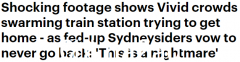 挤！悉尼地铁站人山人海，全都跟着这招来了。网友：我以为我在印度（视频/照片）