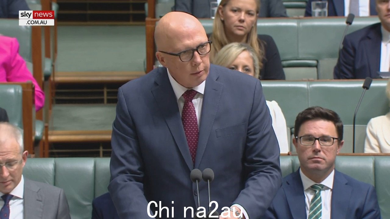 工党正在“推动”价格和扼杀经济'：Peter Dutton