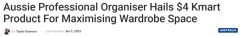 只需 4 美元！ Kmart这神器衣柜容量瞬间翻倍，澳洲妈妈大赞：堪称“衣柜救星”（组图）