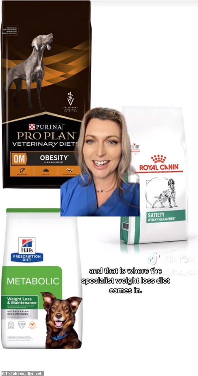 Cat 还放了一些提供专业减肥减肥食品的品牌图片