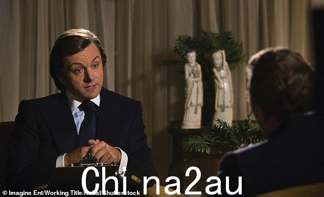 Michael Sheen 在 2008 年的电影 Frost / Nixon