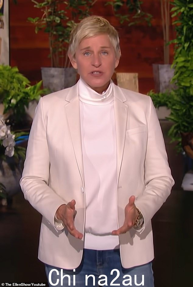 ‘如果你是因为爱我而观看,谢谢你,’艾伦·德杰尼勒斯 (Ellen DeGeneres) 说,同时在 2020 年直播道歉,因为有人指控她受欢迎的节目幕后存在有毒的欺凌文化chat show
