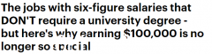 不用上大学也能拿到6位数的薪水！澳洲“低门槛”高薪职业揭秘（图）