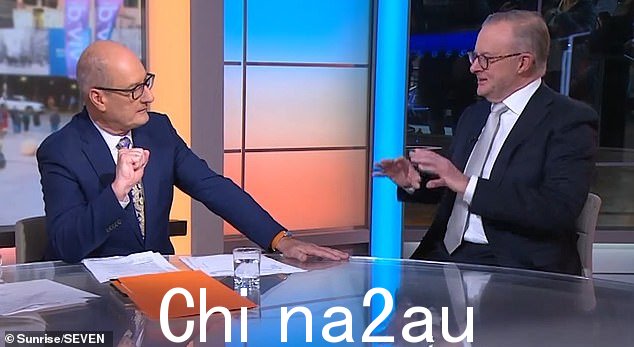 总理 Anthony Albanese 在 Seven's Sunrise 主持人的最后一天接受 David Koch 的一次伤痕累累的采访时,在 Brittany Higgins 的争吵中受到盘问