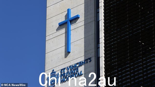 这名 34 岁的受害者被送往圣文森特医院(如图),他的左手、手臂和下巴受了无生命危险的伤