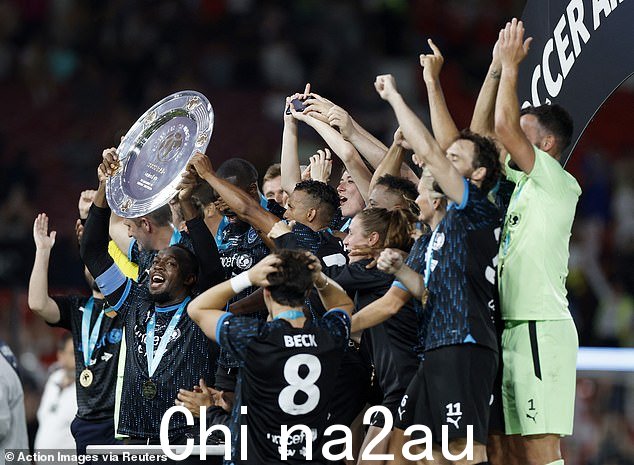 The World XI are Soccer Aid 2023 champions after betabing Englands at Old Trafford