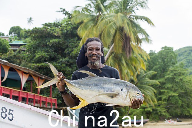 岛屿周围有丰富的海洋生物,使其成为大自然爱好者的神奇目的地(图:多巴哥卡斯塔拉的渔夫)