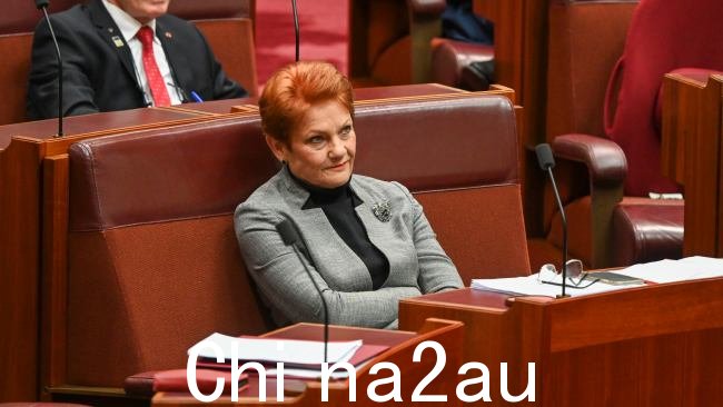 The一国党领导人表示,如果索普女士的说法有任何道理,她应该向警方报告,而不是在公开的议会中公开。图片来源:NCA NewsWire / Martin Ollman。 sizes=