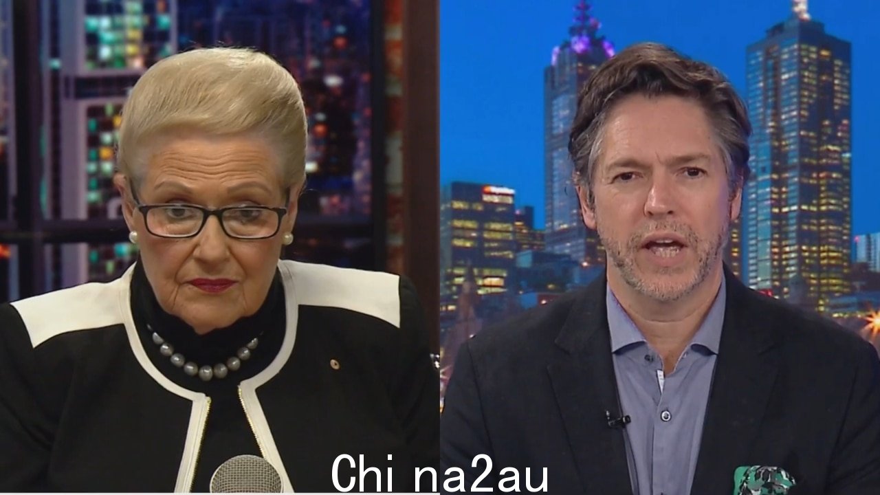 Bronwyn Bishop 与尼克发生冲突Reece on Voice to Parliament