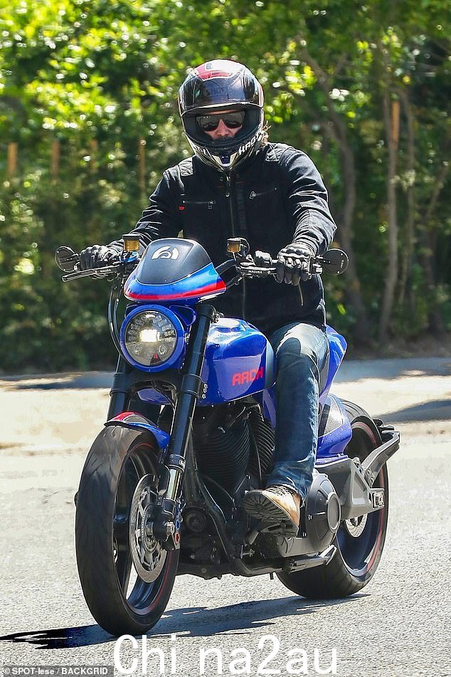 The hunk looked ready ready to ride