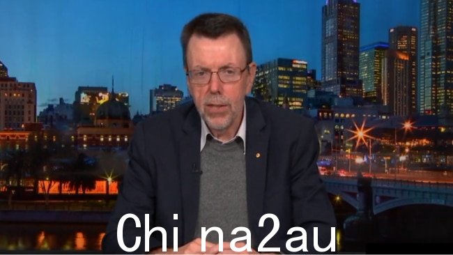 澳大利亚的外国编辑 Greg Sheridan 说让特种部队士兵穿上身体相机“狂吠”。图片：Sky News Australia