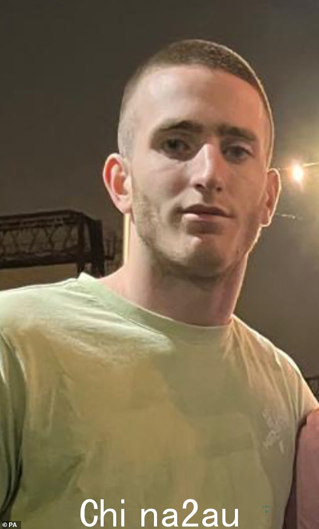 Luke O'Connor(如图)在一次家庭聚会回家的路上被 Pottinger 反复刺伤